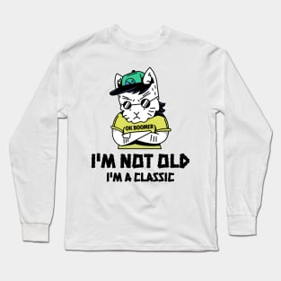 Classic Cat with Attitude Long Sleeve T-Shirt